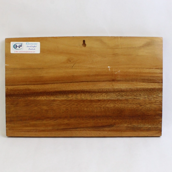 Handcrafted Wooden Japanese Theme Shoes Off Plaque