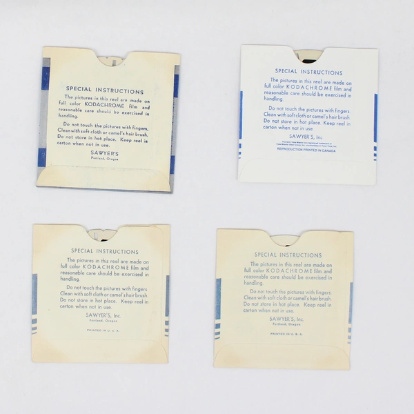 Lot of 4 View-Master Brazil Reels 1946 Vintage 669, 670, 670, 671