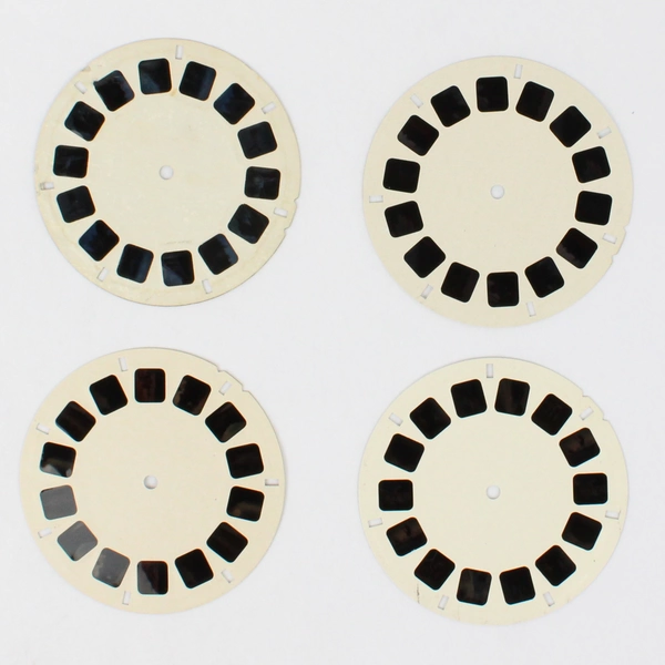 Lot of 4 View-Master Brazil Reels 1946 Vintage 669, 670, 670, 671