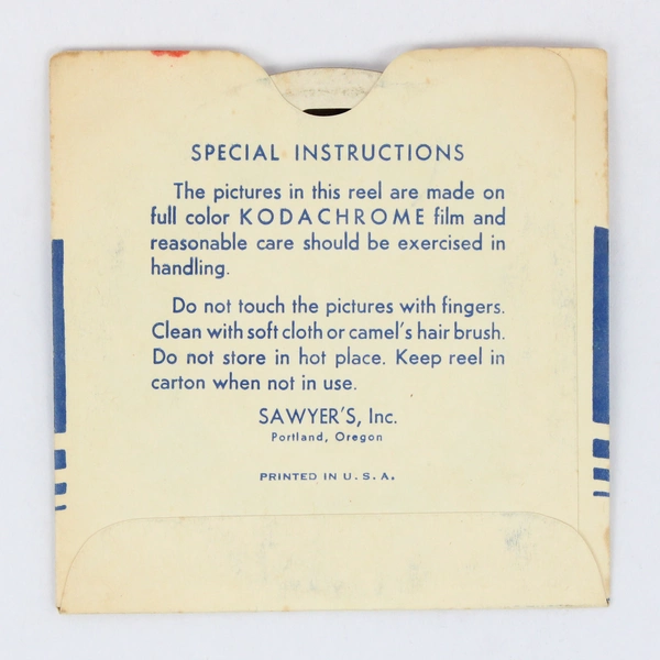 Lot of 2 View-Master Columbia Reels 1946 Vintage 602 and 603