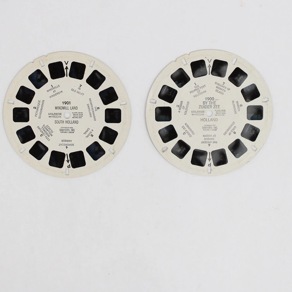 Lot of 2 View-Master Holland Reels 1953 Vintage 1900 and 1901