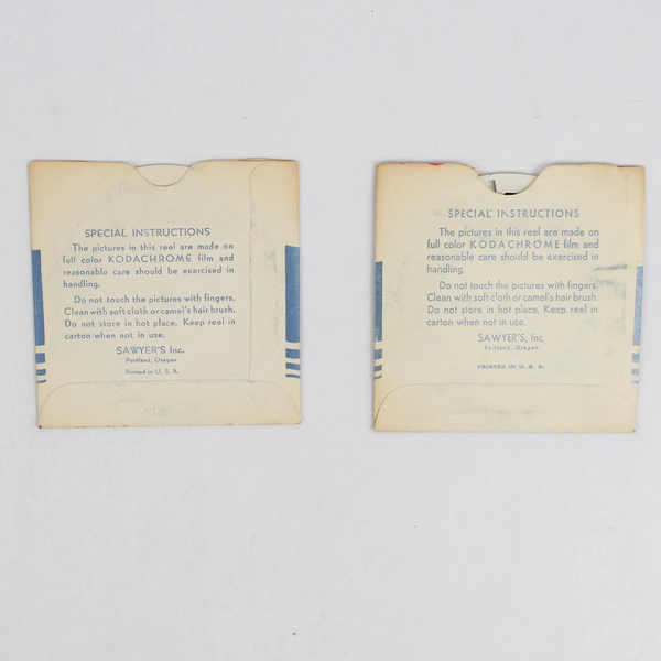 Lot of 2 View-Master Chili Reels 1946 Vintage 641 and 643