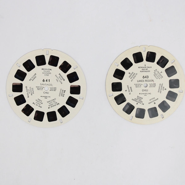 Lot of 2 View-Master Chili Reels 1946 Vintage 641 and 643