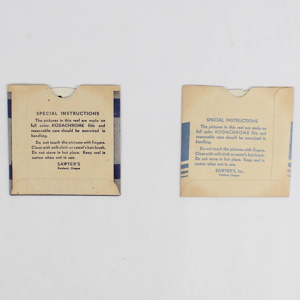 Lot of 2 View-Master Peru Reels 1946 Vintage 621 and 623