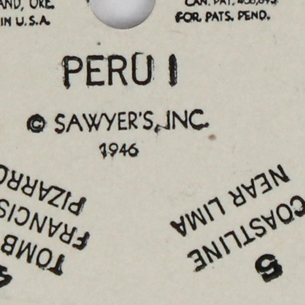 Lot of 2 View-Master Peru Reels 1946 Vintage 621 and 623