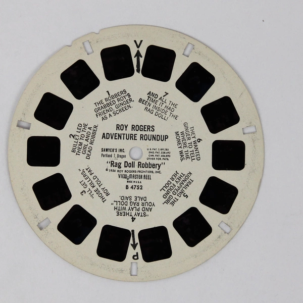 View-Master Reel Roy Rogers Adventure Roundup B4752
