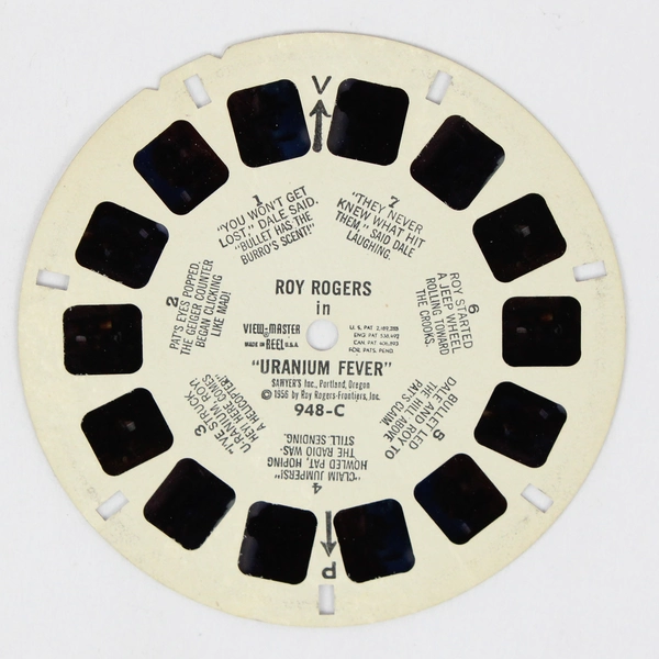 Vintage View Master Roy Rogers In Uranium Fever 948-C
