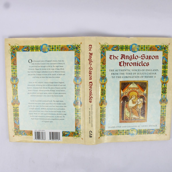 The Anglo-Saxon Chronicles by Anne Savage 1997 HC DJ Translated from Old English