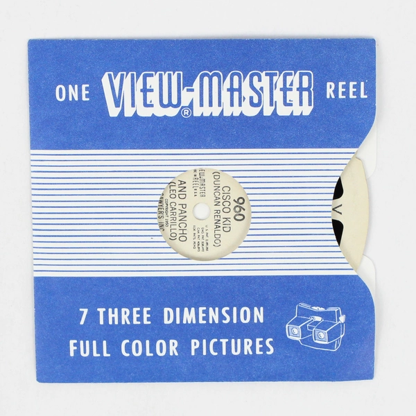 View-Master Cisco Kid and Pancho Vintage Reel No. 960