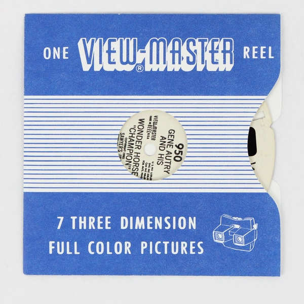 Sawyer's View Master 950 Gene Autry and His Wonder Horse Champion 1950 Reel