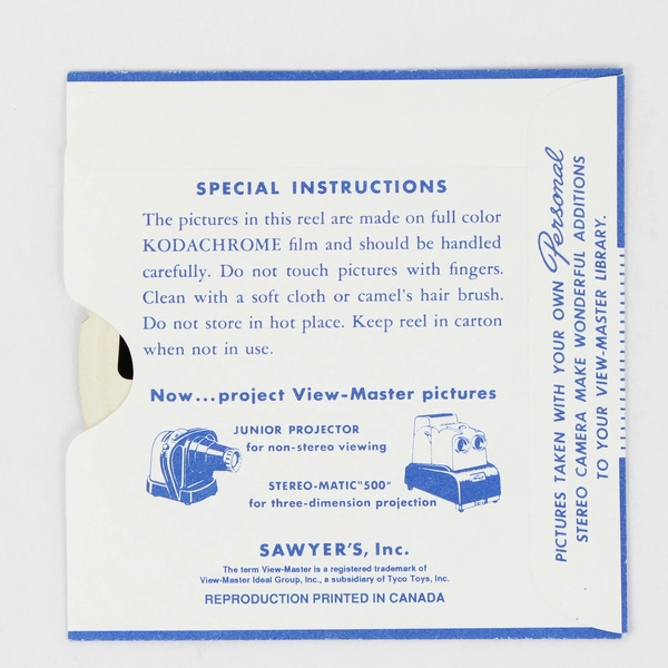 Sawyer's View Master 950 Gene Autry and His Wonder Horse Champion 1950 Reel