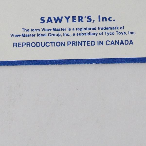 Vintage View-Master 1951 Life With Cowboys Cattle Roundup & Branding Reel #942