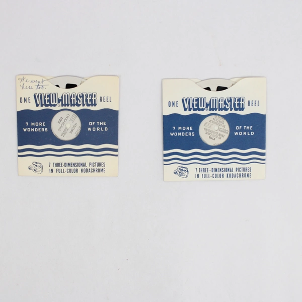 Lot of 2 View-Master Sweden Reels 1955 Vintage 2100 and 2106