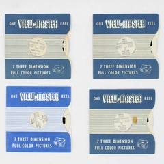 Lot of 4 Sawyer View-Master New York Reels Vintage 1955
