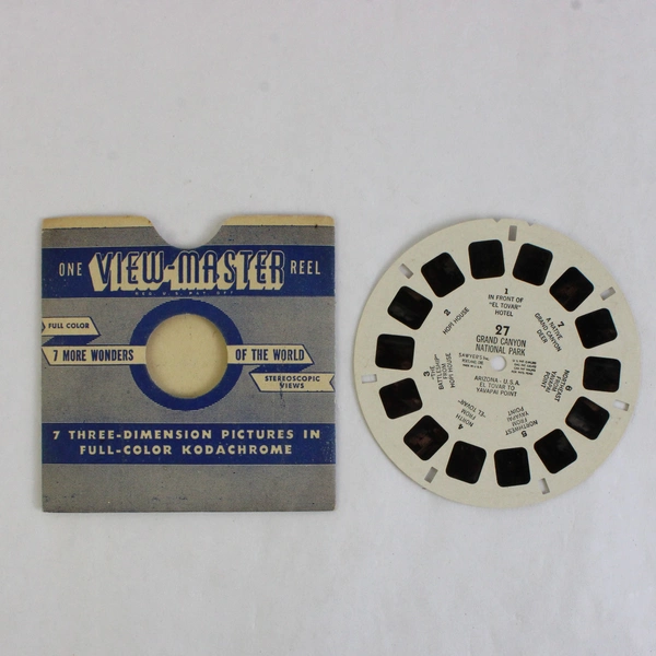 Lot of 3 View-Master Grand Canyon Reels 1948 Vintage