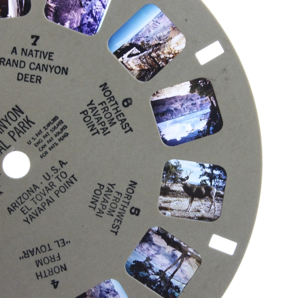 Lot of 3 View-Master Grand Canyon Reels 1948 Vintage