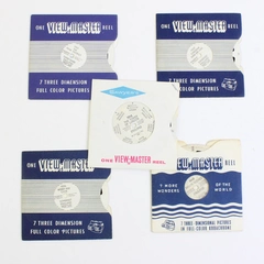 Lot of 5 View-Master England Reels Vintage 1012, 1036, 1037, 1040, 1065