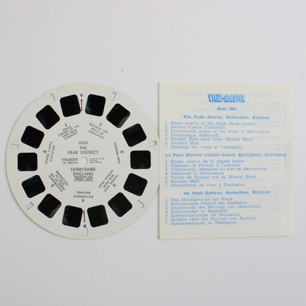 Lot of 5 View-Master England Reels Vintage 1012, 1036, 1037, 1040, 1065