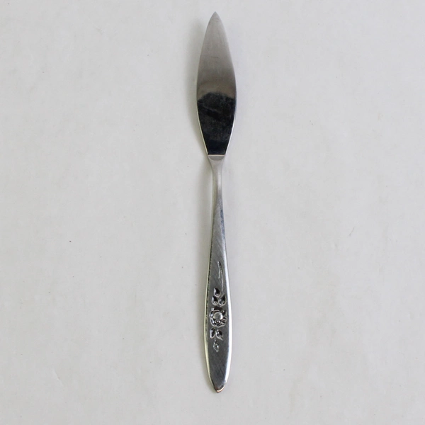 Oneida Community Rose Shadow Stainless Steel Butter 8" Knife