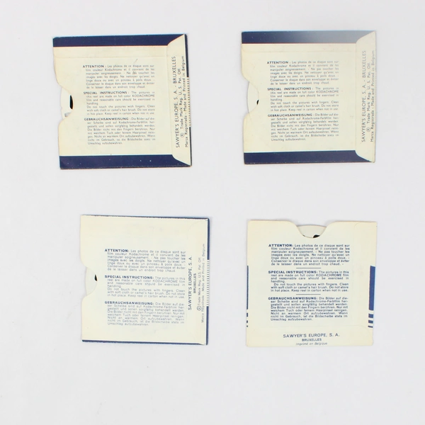 Lot of 4 View-Master Ireland Reels 1950 Vintage 1301, 1302, 1320, 1340