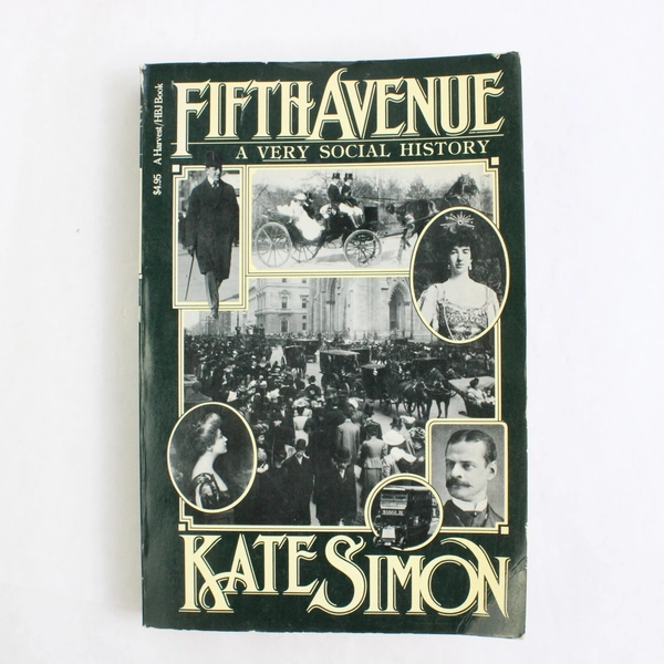 Fifth Avenue: A Very Social History by Kate Simon 1979 Paperback