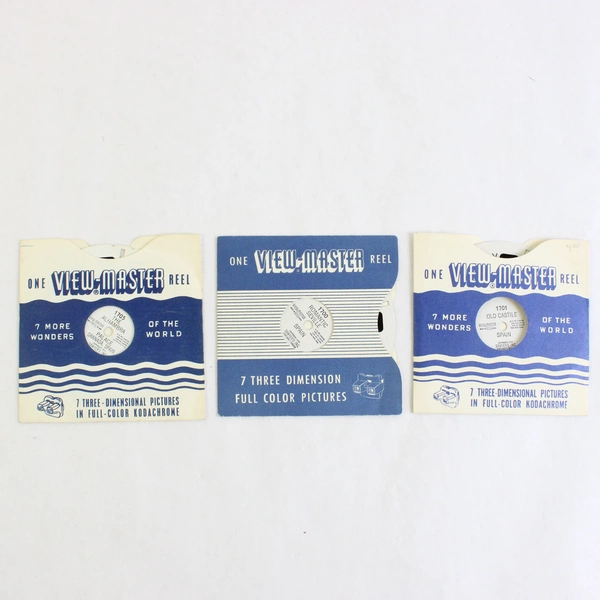 Lot of 3 View-Master Spain Reels 1953 Vintage 1700, 1701, 1705