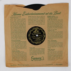 VICTOR 7" Record Song of the Wanderer/Roses for Remembrance Gunsky