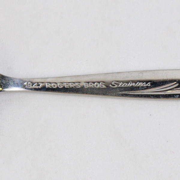 Set of 4 International Silver 1847 Rogers Sea Island Stainless 6" Teaspoons