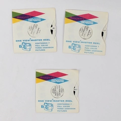 Set of 3 View-Master Sawyer's Vintage South Dakota Reels A-486