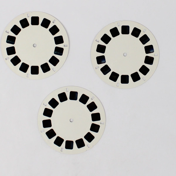 Set of 3 View-Master Sawyer's Vintage South Dakota Reels A-486