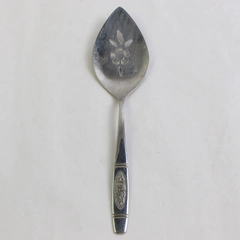 Oneida Rose Pendant Stainless Steel Pierced 8" Pie Server