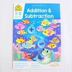 Addition & Subtraction School Zone I Know It! Book 2019 Workbook Ages 6-8