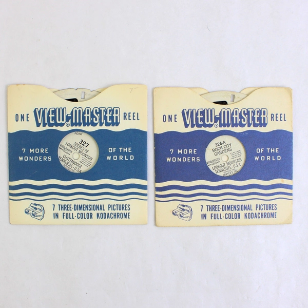 Lot of 2 View-Master Tennessee Reels 1955 Vintage 327 and 326A