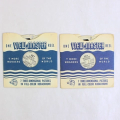 Lot of 2 View-Master Tennessee Reels 1955 Vintage 327 and 326A