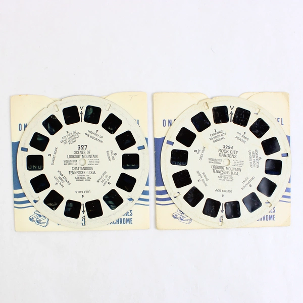 Lot of 2 View-Master Tennessee Reels 1955 Vintage 327 and 326A