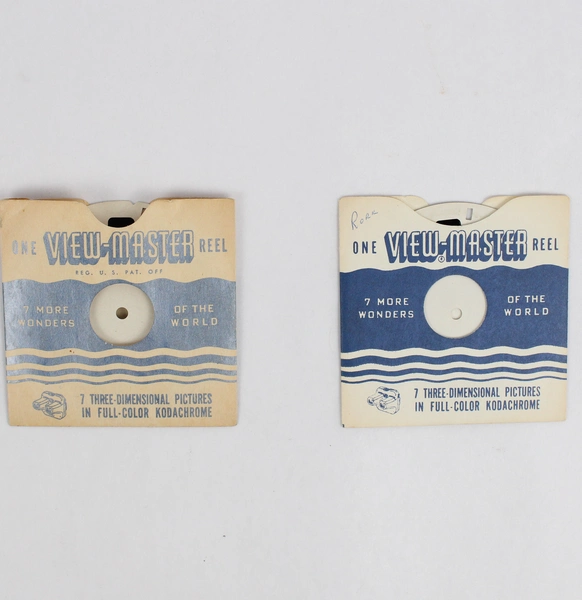 Lot of 2 View-Master Massachusetts Reels 1947 Vintage 276 and 280
