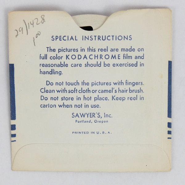 Lot of 2 View-Master Massachusetts Reels 1947 Vintage 276 and 280