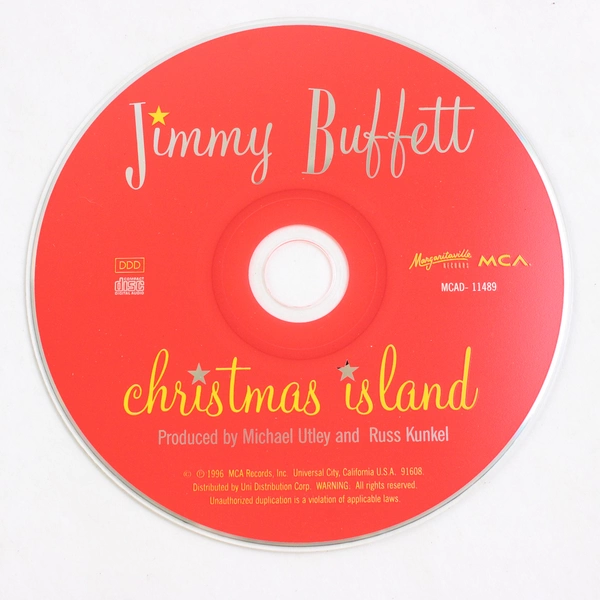 Jimmy Buffett Christmas Island Holiday Music CD 1996 Margaritaville Records