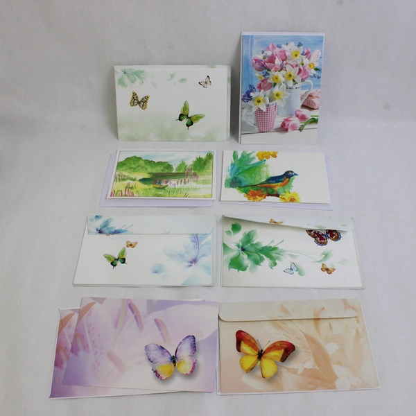 Lot of 31 Blank Note Cards with Envelopes Floral Landscape and Misc.