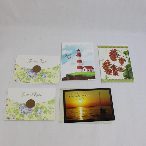 Lot of 31 Blank Note Cards with Envelopes Floral Landscape and Misc.