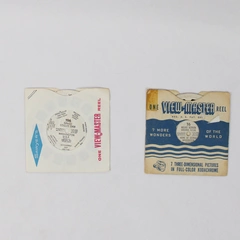 Lot of 2 View-Master Washington Reels 1949 Vintage 76 and 196