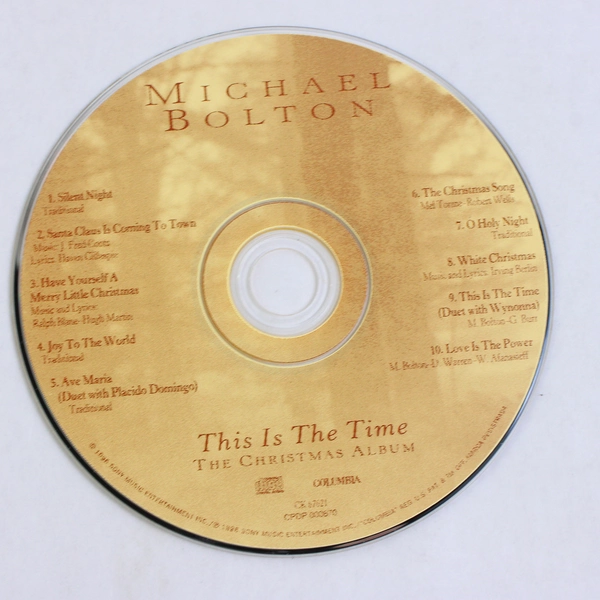 This Is the Time: The Christmas Album Music CD From Michael Bolton 1996