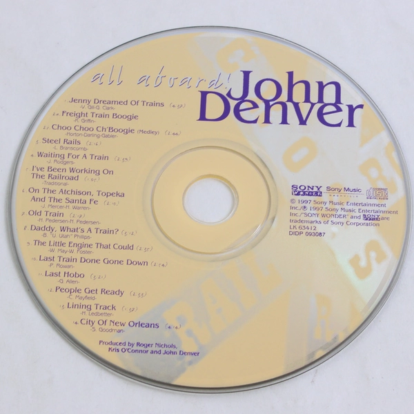 All Aboard by John Denver 1997 Sony Wonder