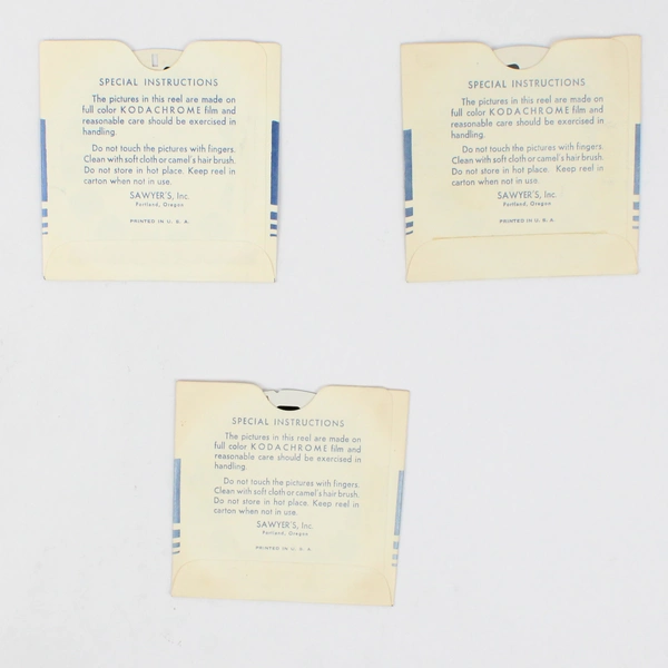 Lot of 3 View-Master Transjordan Reels 1948 Vintage 4050, 4051, 4055