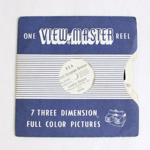 Sawyer's View-Master Reel 1005A BEA British European Airways London Airport