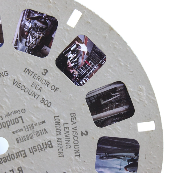 Sawyer's View-Master Reel 1005A BEA British European Airways London Airport