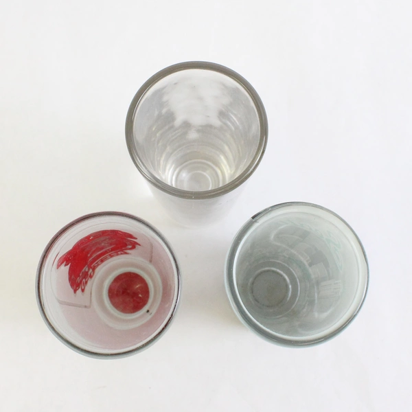 Lot Of 3 Assorted Shot Glasses 4.25" Tall (Clear Glass, Seattle, Cabos Mexico)