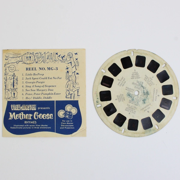 Vintage Sawyers View-Master Mother Goose Rhymes Bo-Peep Cat & Fiddle MG3
