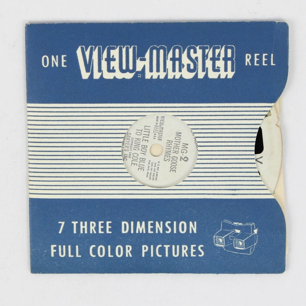 Mother Goose Rhymes View-Master Reel MG-2 Little Boy Blue To King Cole & Booklet
