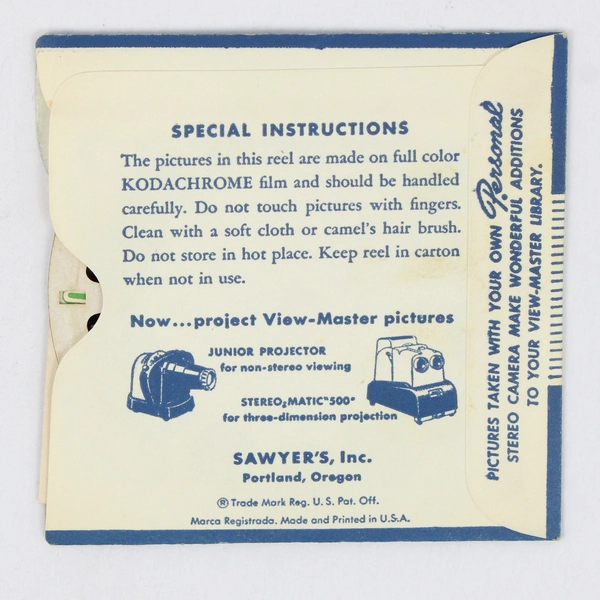 Mother Goose Rhymes View-Master Reel MG-2 Little Boy Blue To King Cole & Booklet